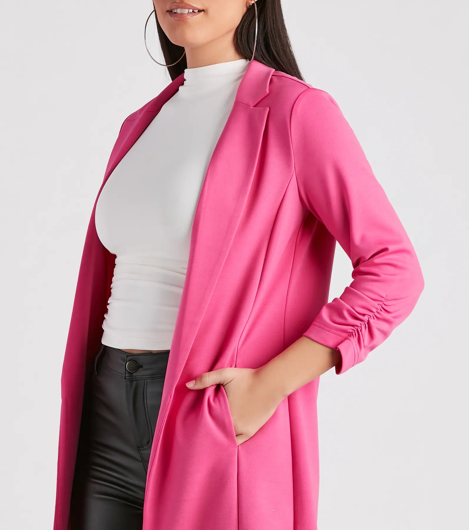 Styled For Success Long Blazer - Image 4