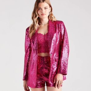 Made For The Glamour Sequin Blazer
