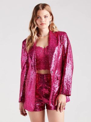 Made For The Glamour Sequin Blazer