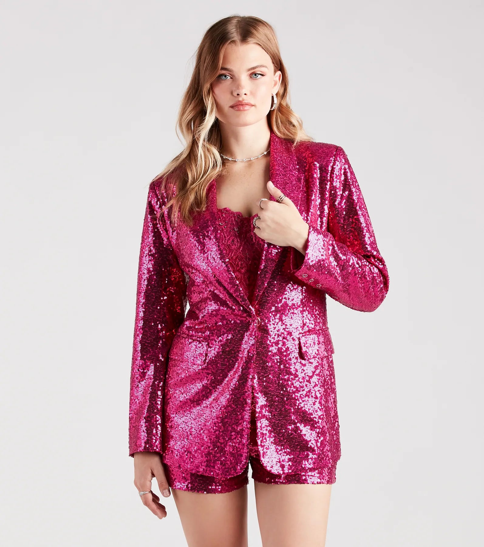 Made For The Glamour Sequin Blazer - Image 4