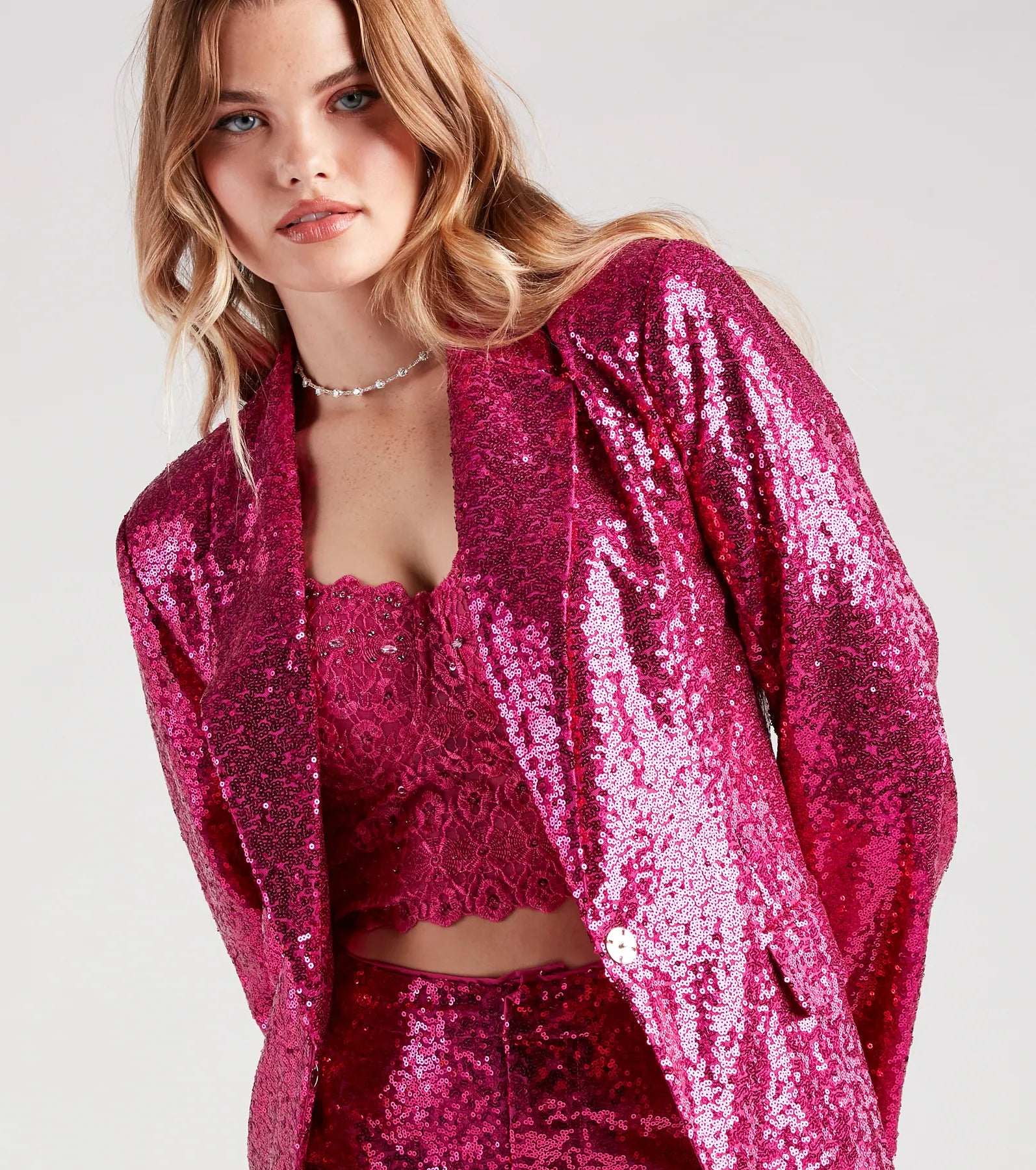 Made For The Glamour Sequin Blazer - Image 5