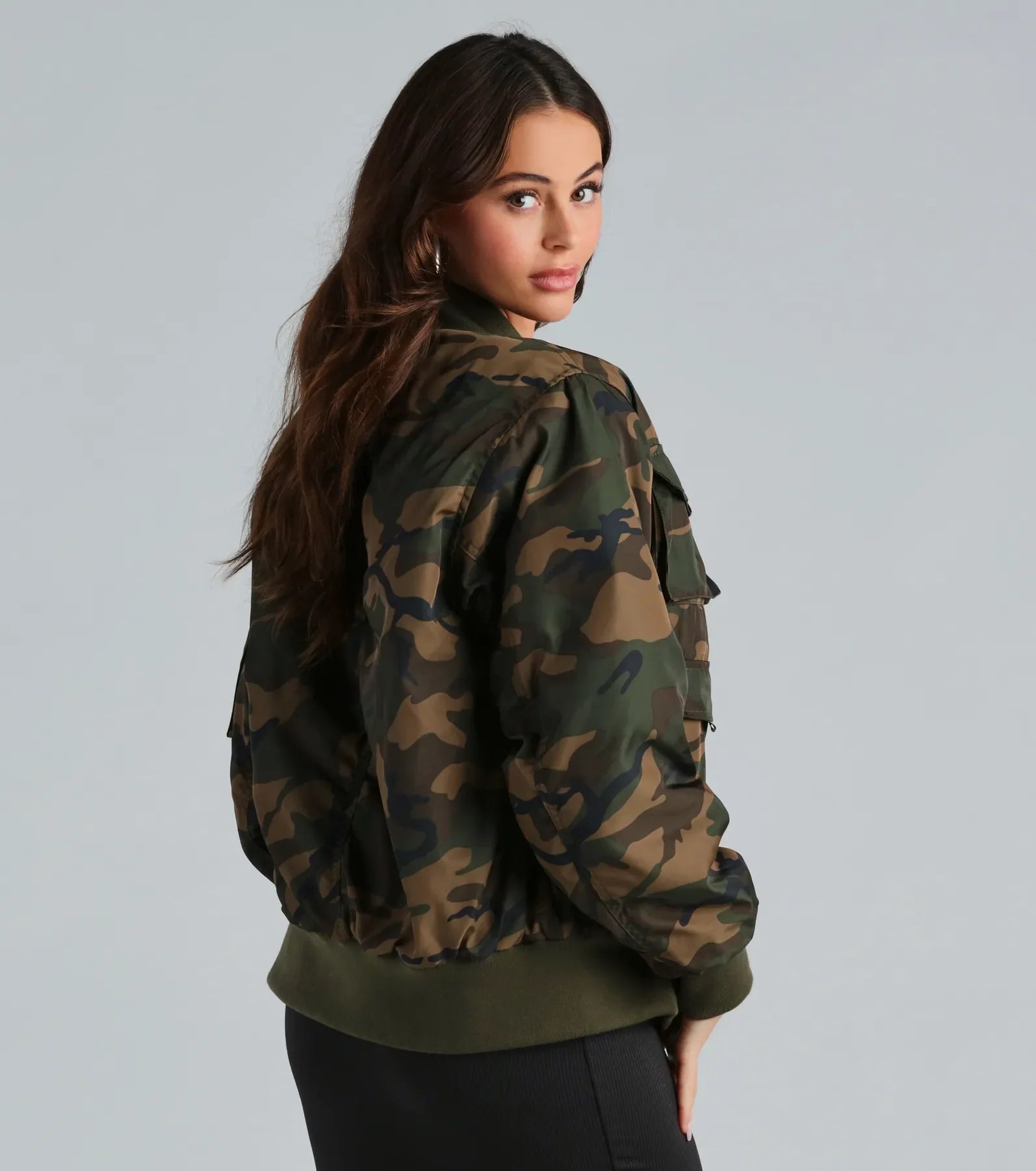 Mission Accomplished Camouflage Bomber Jacket - Image 2