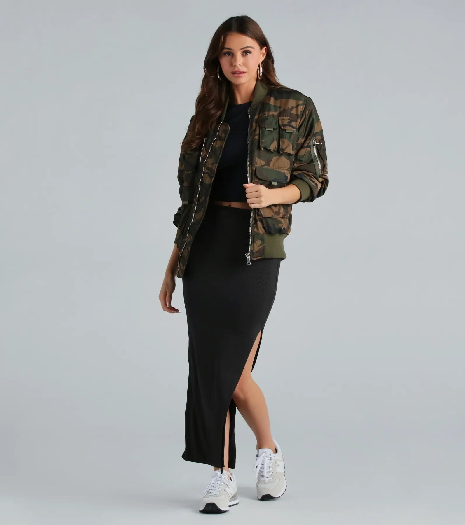 Mission Accomplished Camouflage Bomber Jacket - Image 3