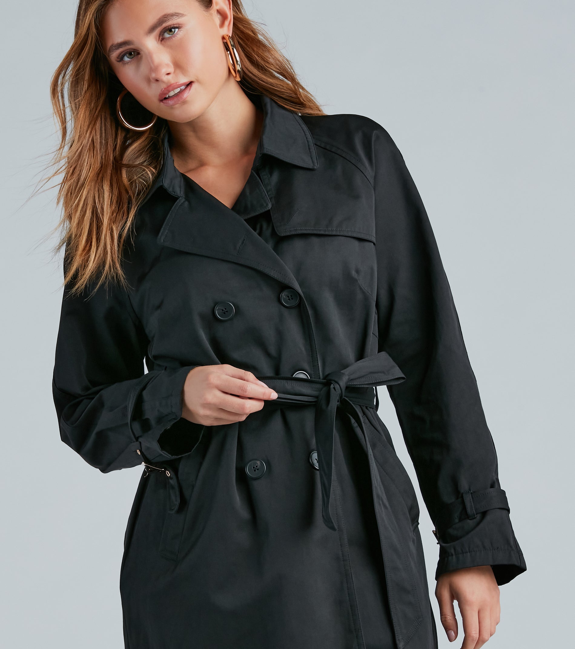 Layer Up Double-Breasted Trench Coat - Image 2