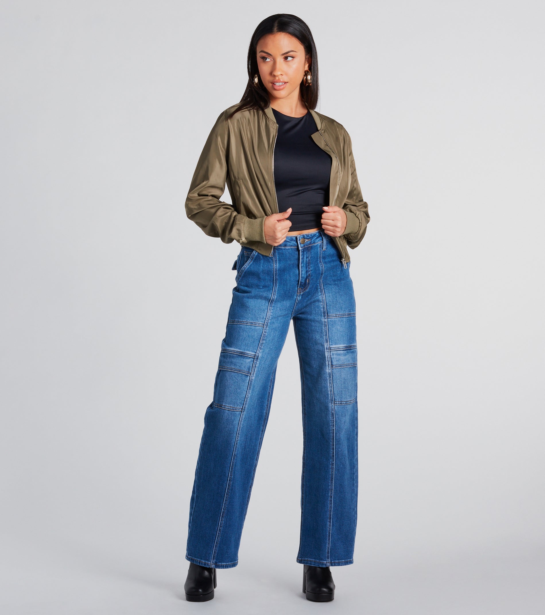 There She Goes Woven Bomber Jacket - Image 3