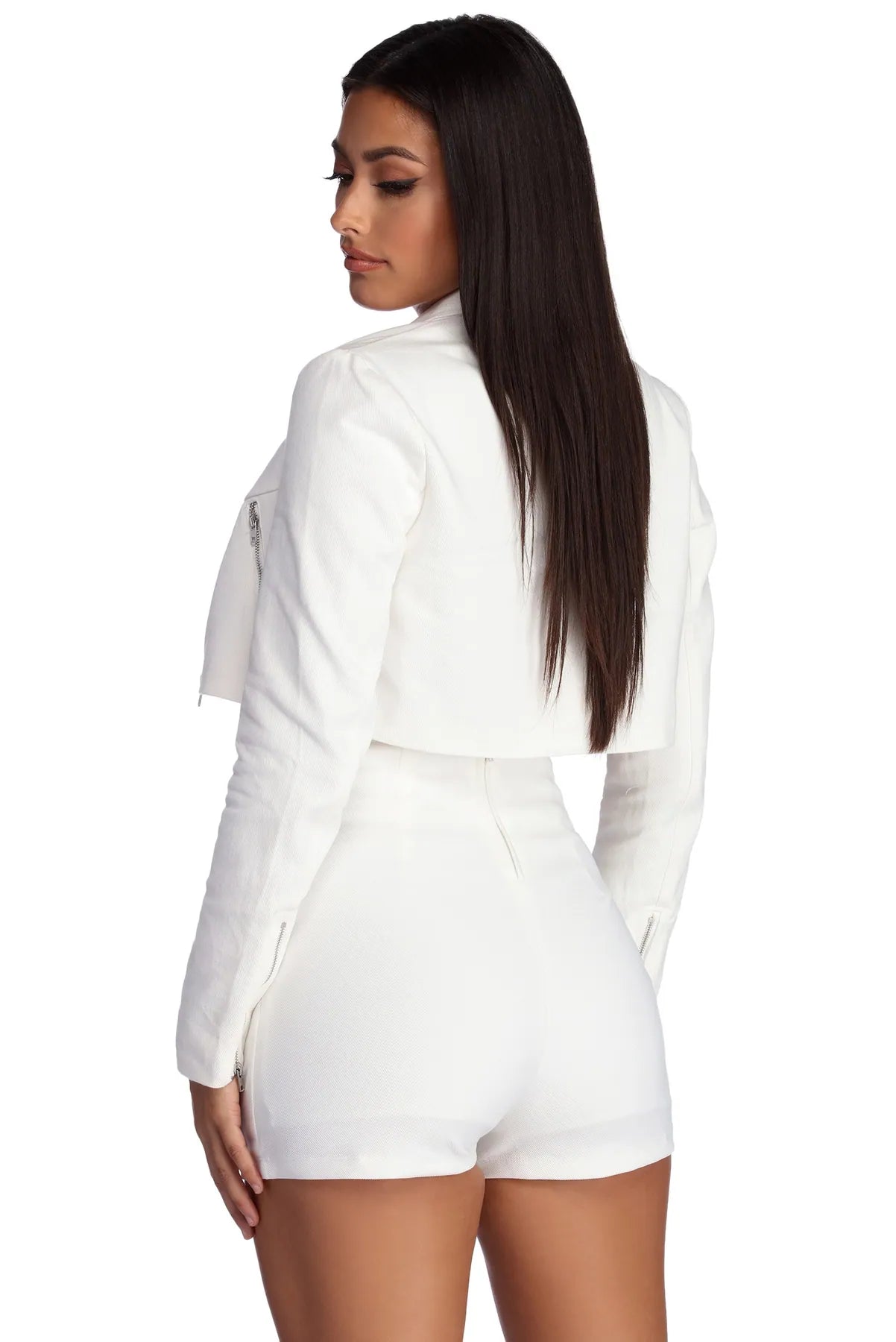 Setting The Trend Cropped Moto - Image 3