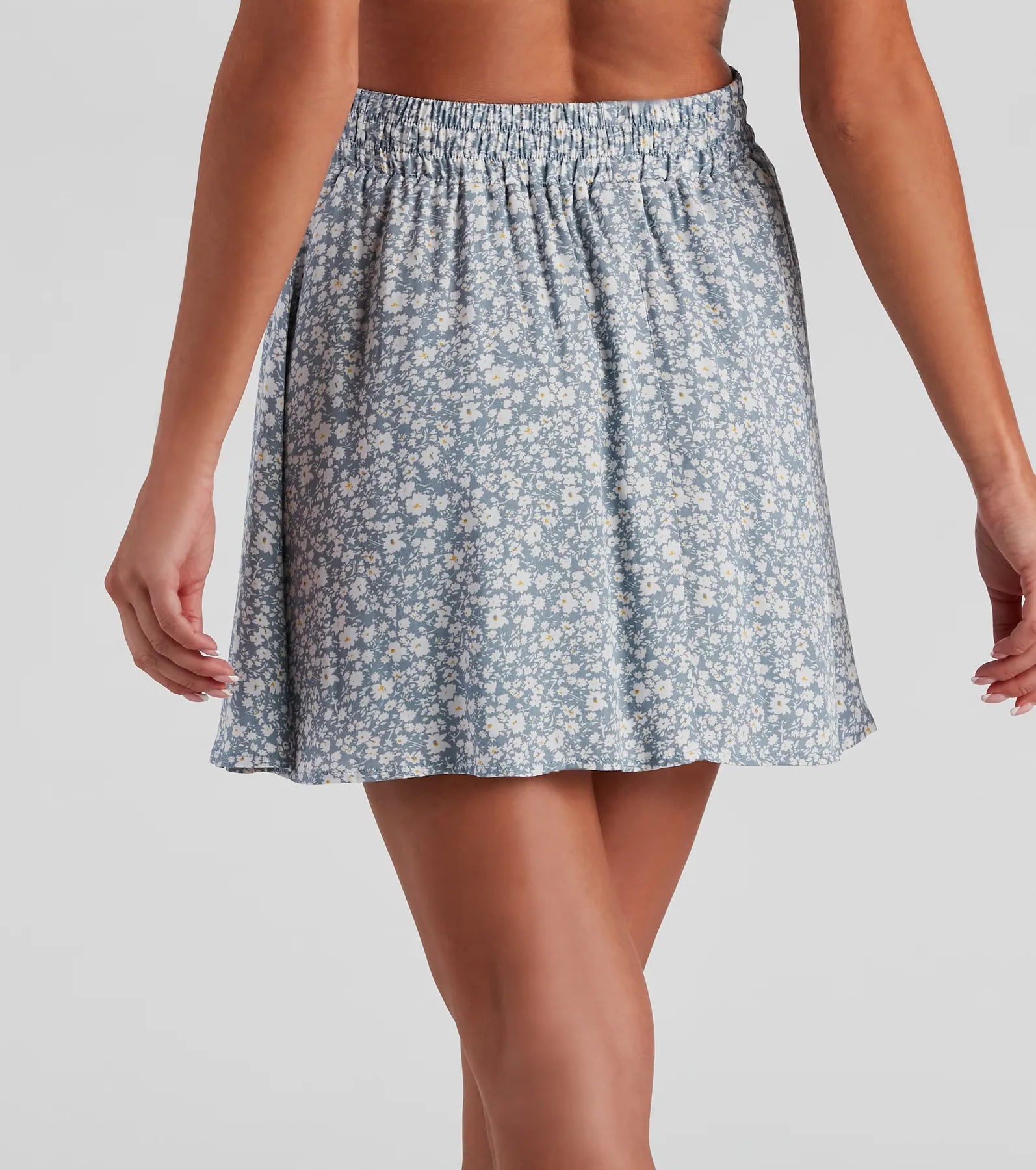 Sweet Intentions Floral Skater Skirt - Image 3
