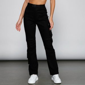 Edgy-Chic Cargo Utility Pants