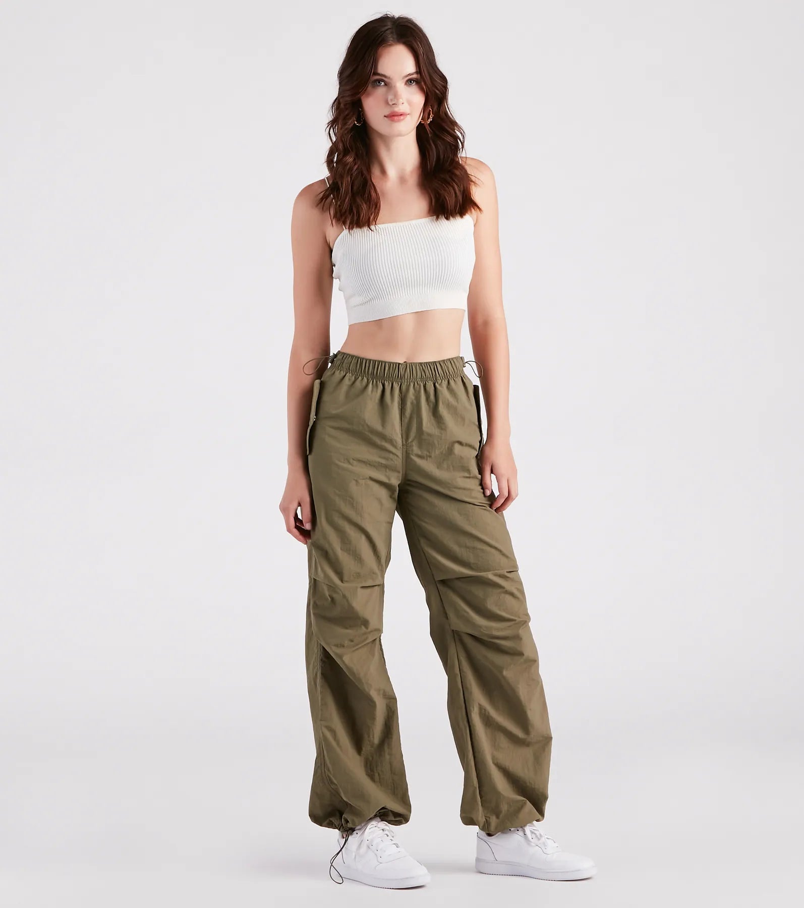 Cool Meter Mid-Rise Parachute Cargo Pants - Image 7