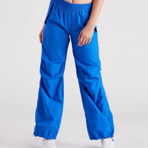 Cool Meter Mid-Rise Parachute Cargo Pants