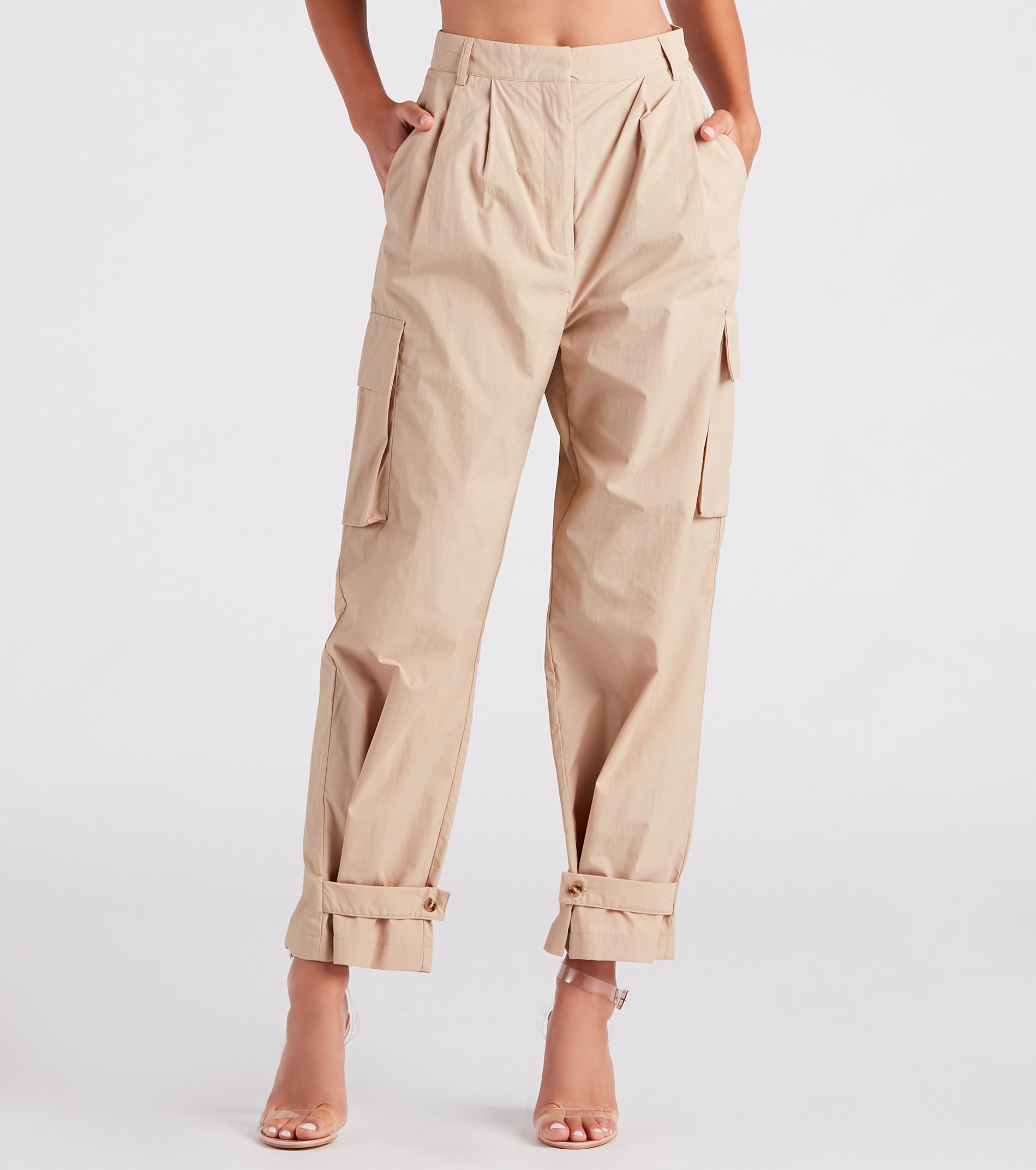 Weekend Style High-Rise Cargo Pants - Image 5