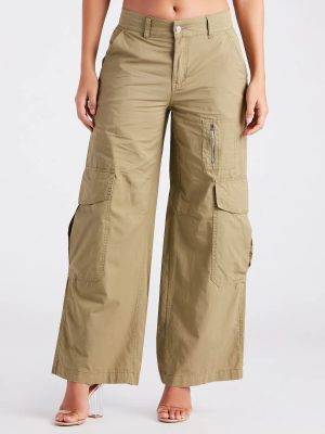 Serving Trendy Vibes Wide-Leg Cargo Pants