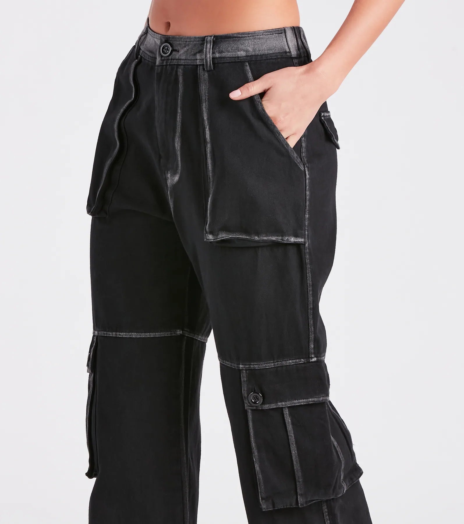 Casual Hangout Straight-Leg Cargo Pants - Image 4