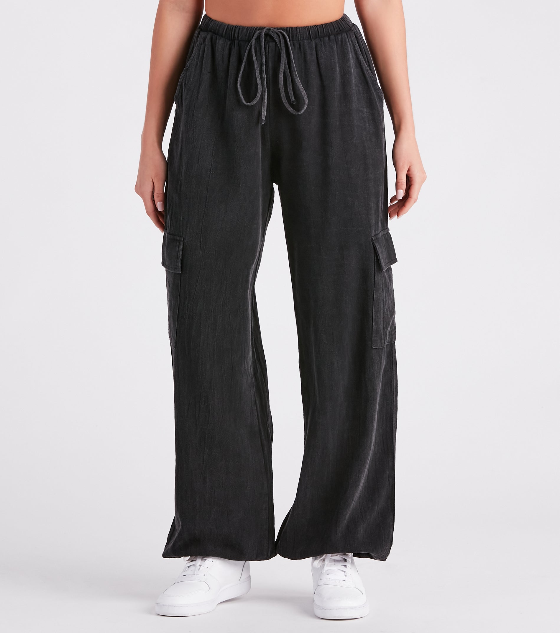 Stylish Adventure Twill Cargo Joggers - Image 5