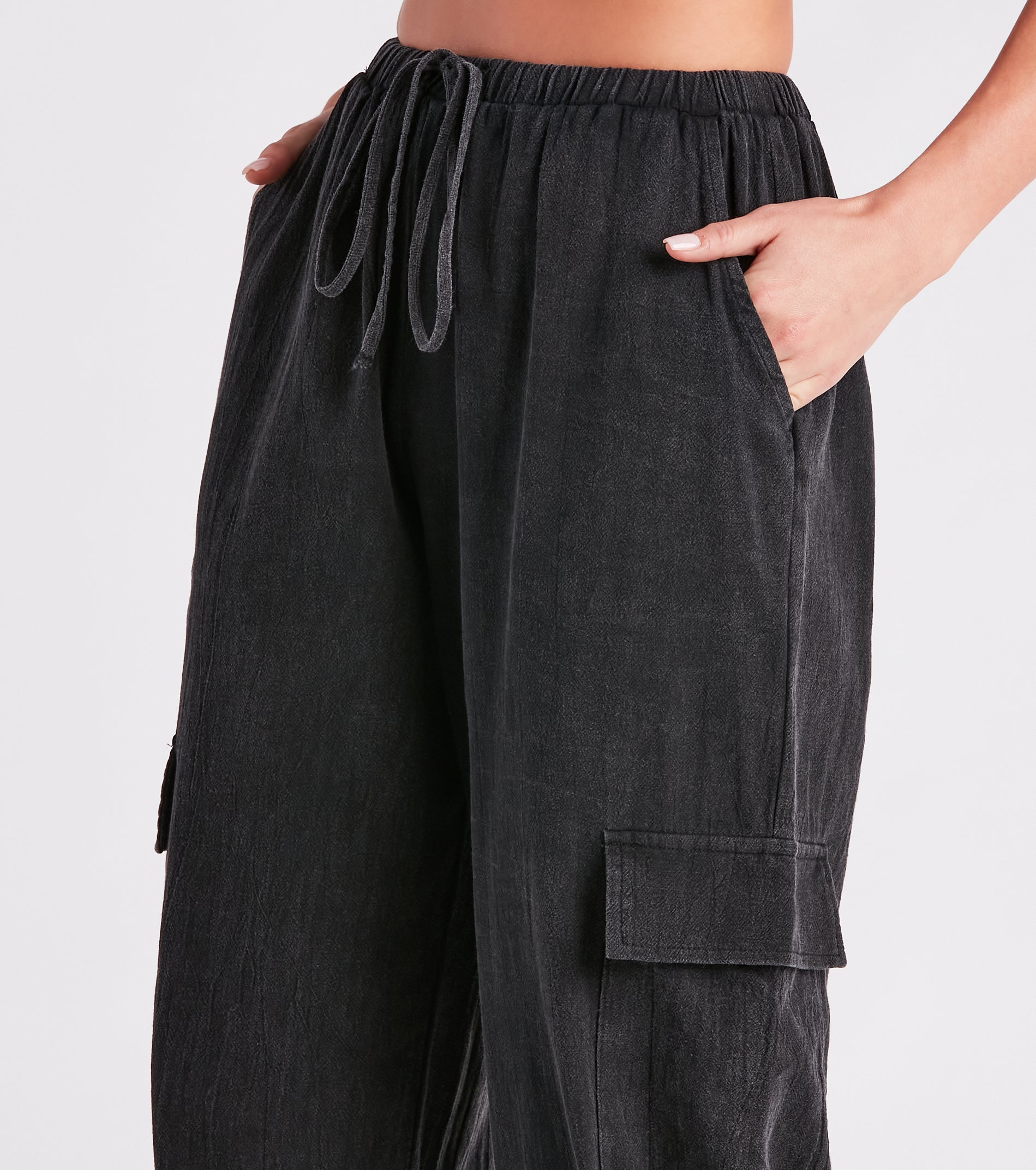 Stylish Adventure Twill Cargo Joggers - Image 8