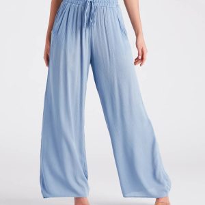 Casual Weekend Plans Wide-Leg Pants