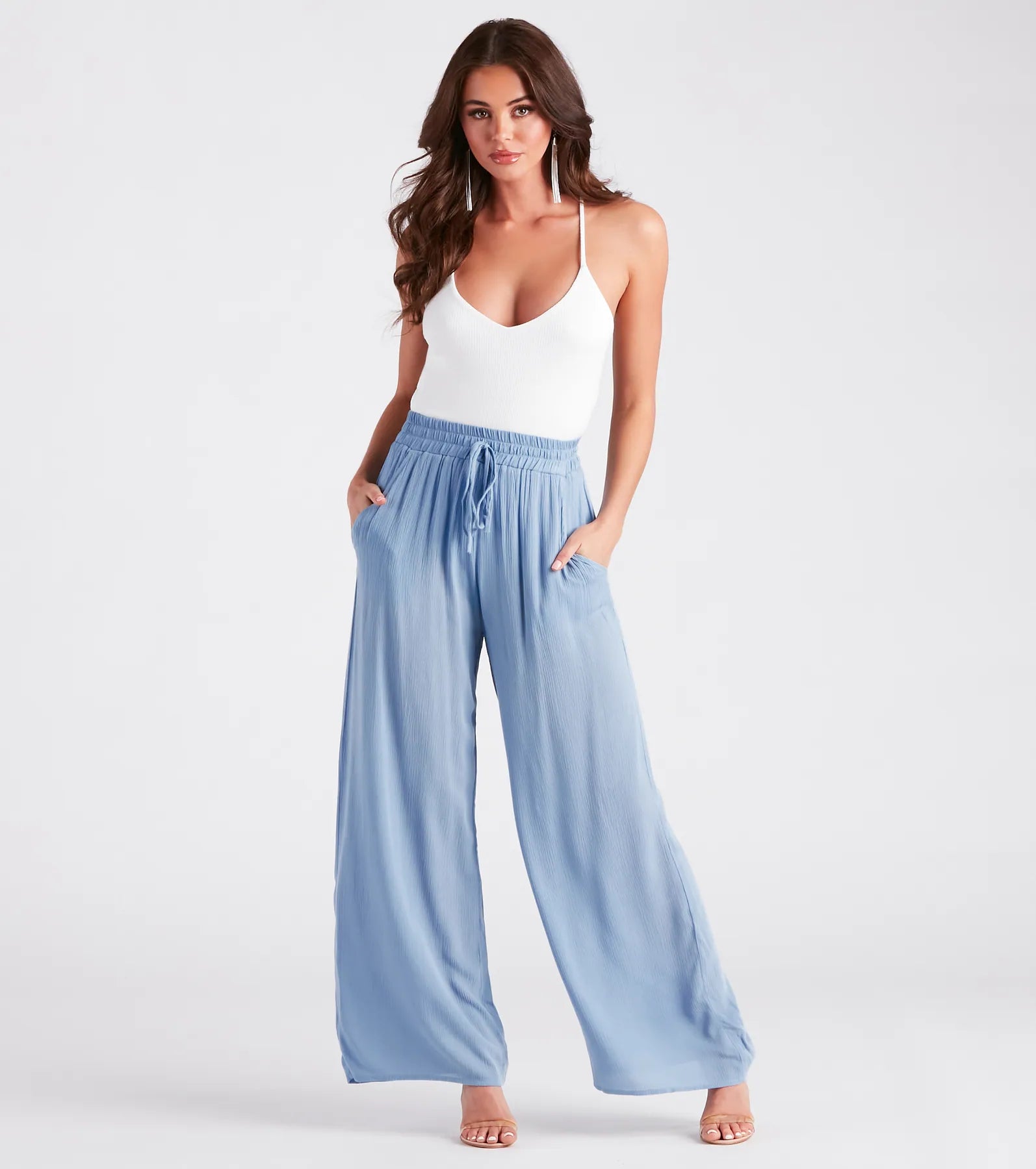 Casual Weekend Plans Wide-Leg Pants - Image 2
