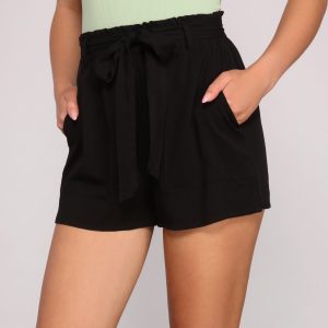 A Classic Look Paper Bag Shorts