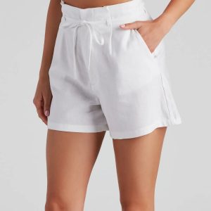 Beach Stroll Linen Shorts