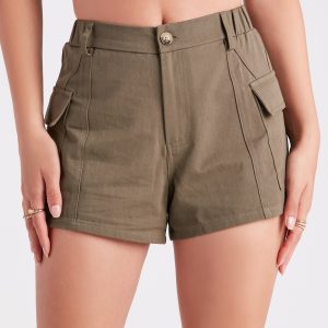 Can't Go Without Cargo Twill Shorts