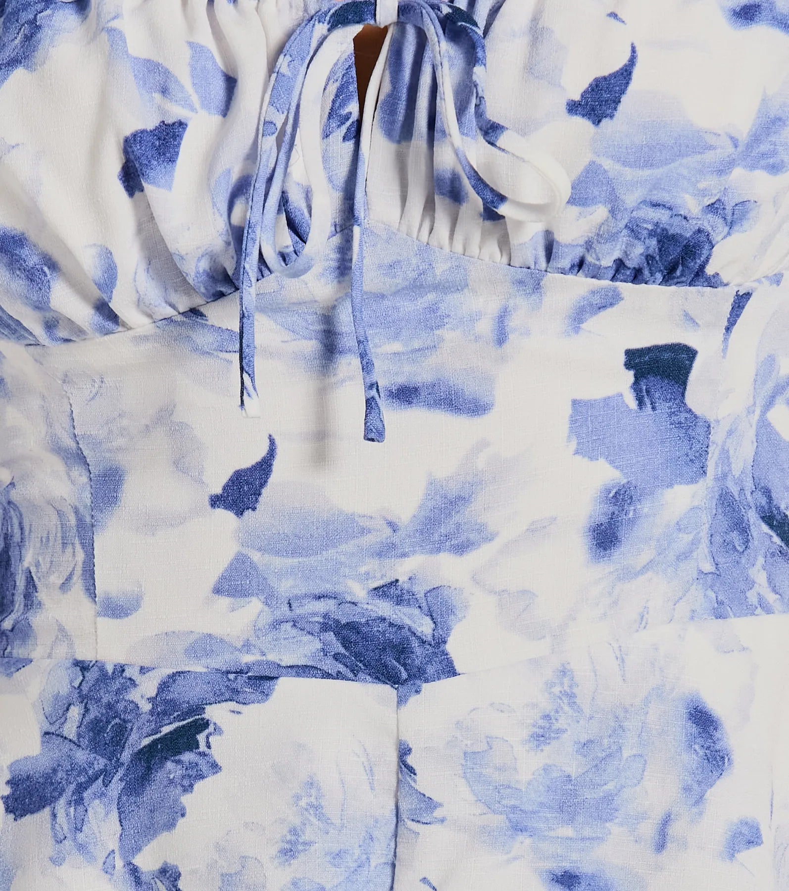 Sunny Getaway Puff Short Sleeve Floral Romper - Image 4