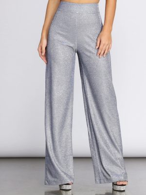 Pump Up The Glam Glitter Dress Pants