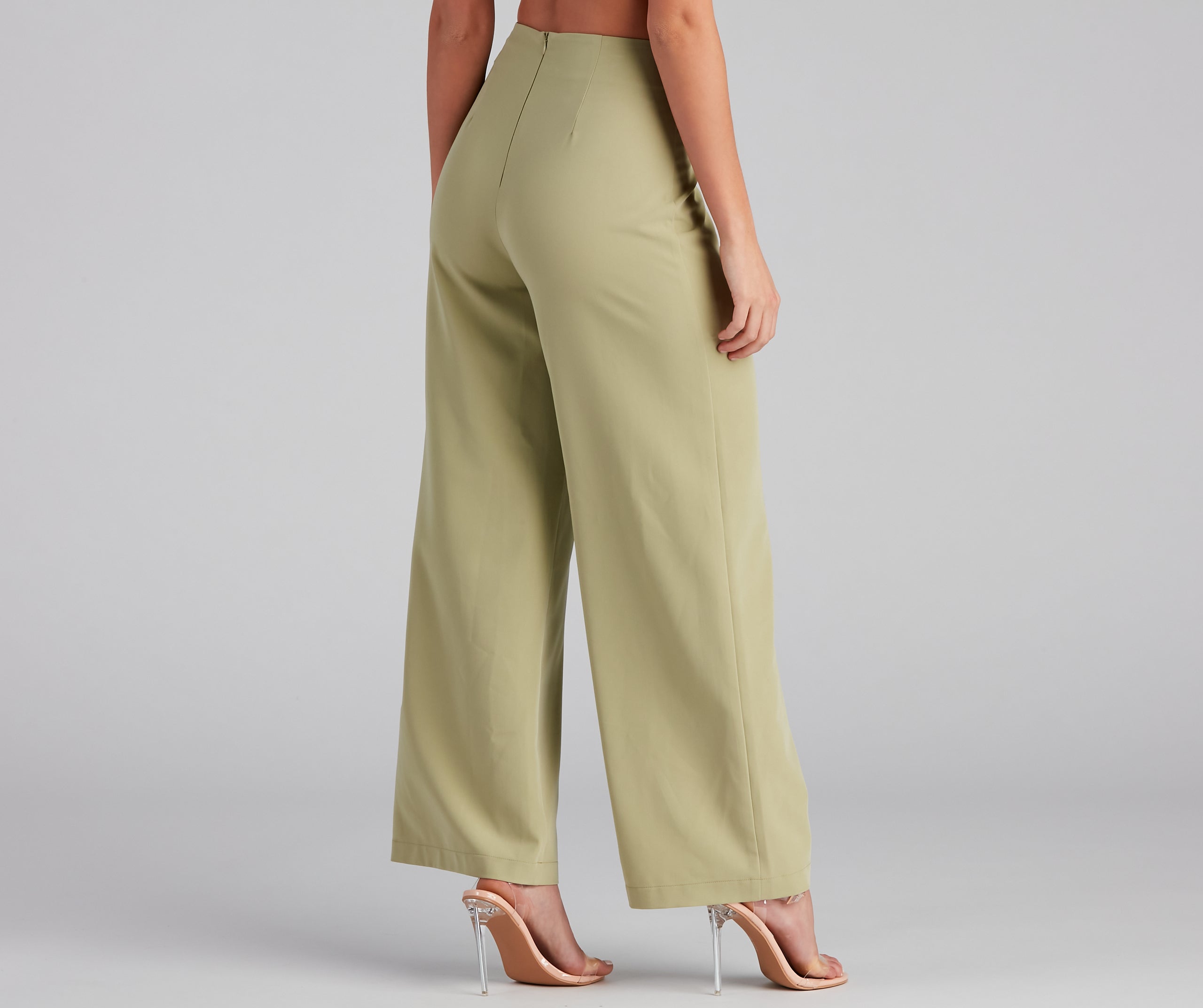 She Means Business Wide-Leg Pants - Image 3