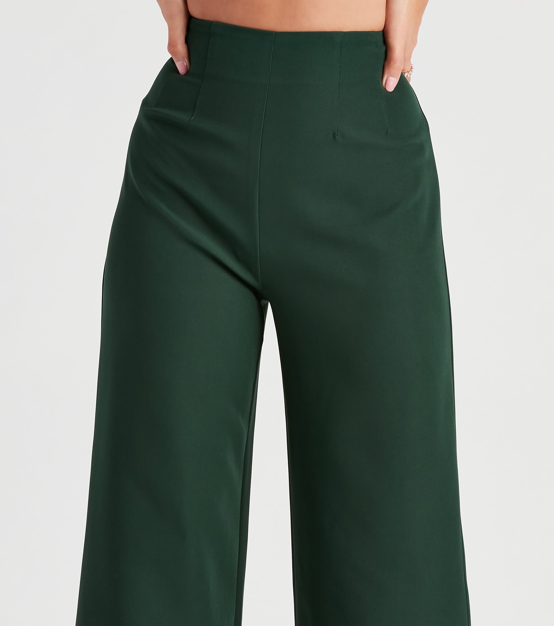 She Means Business Wide-Leg Pants - Image 8