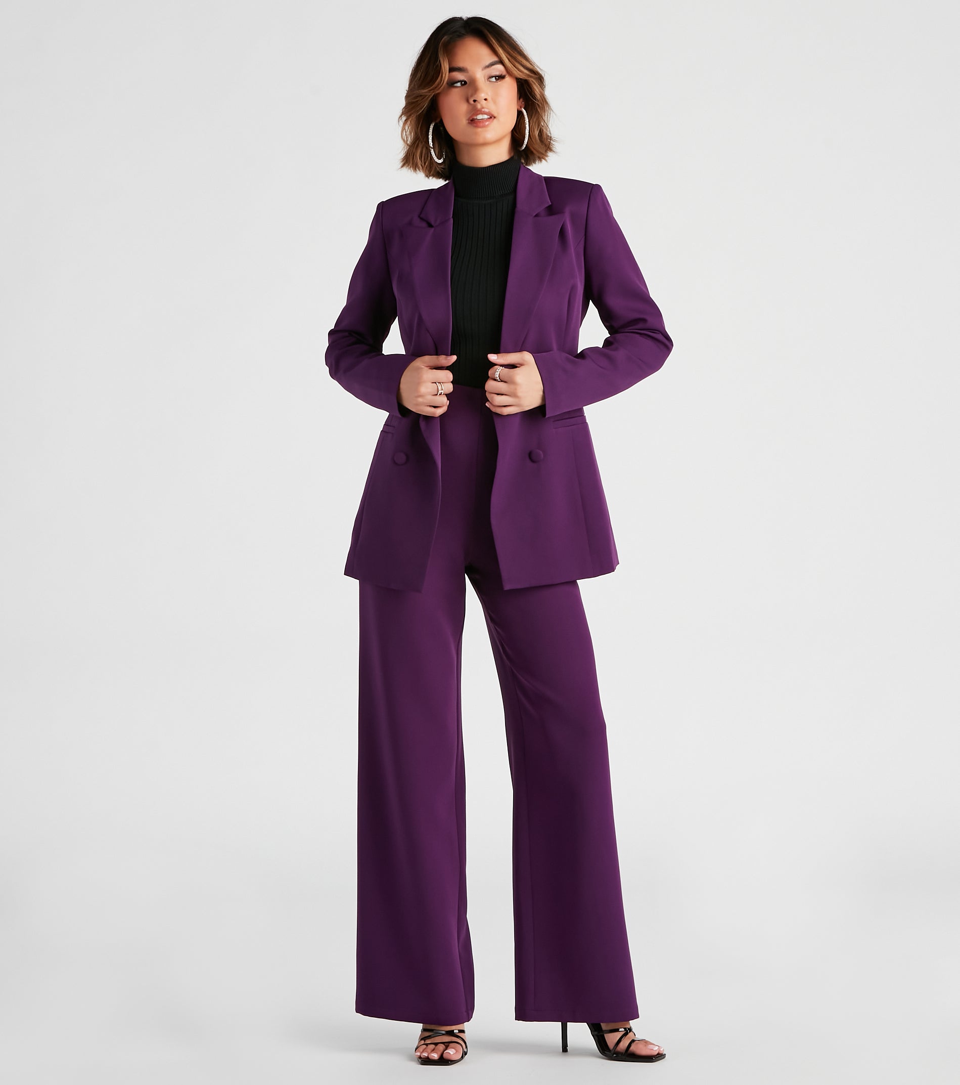 She Means Business Wide-Leg Pants - Image 10