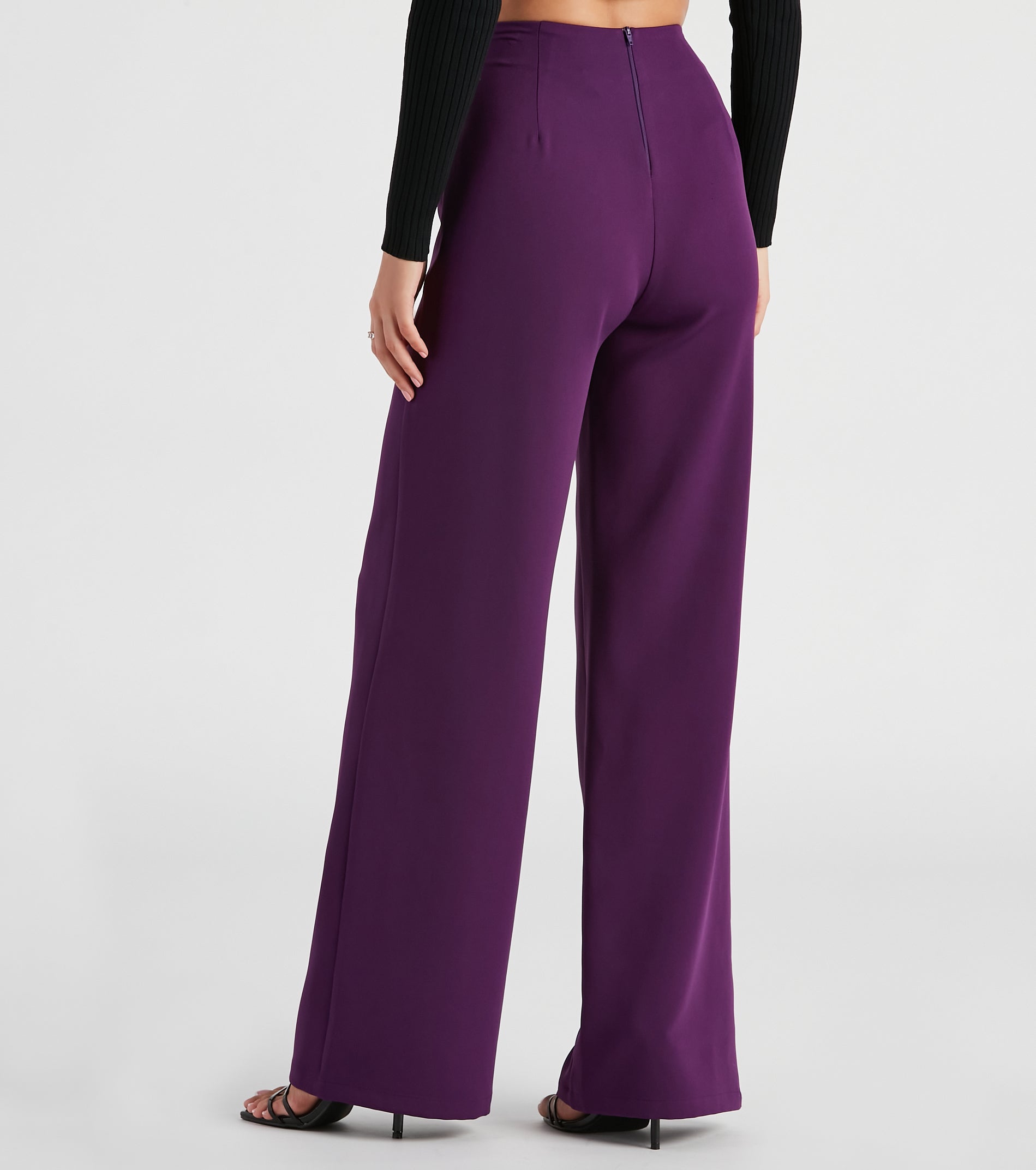 She Means Business Wide-Leg Pants - Image 11