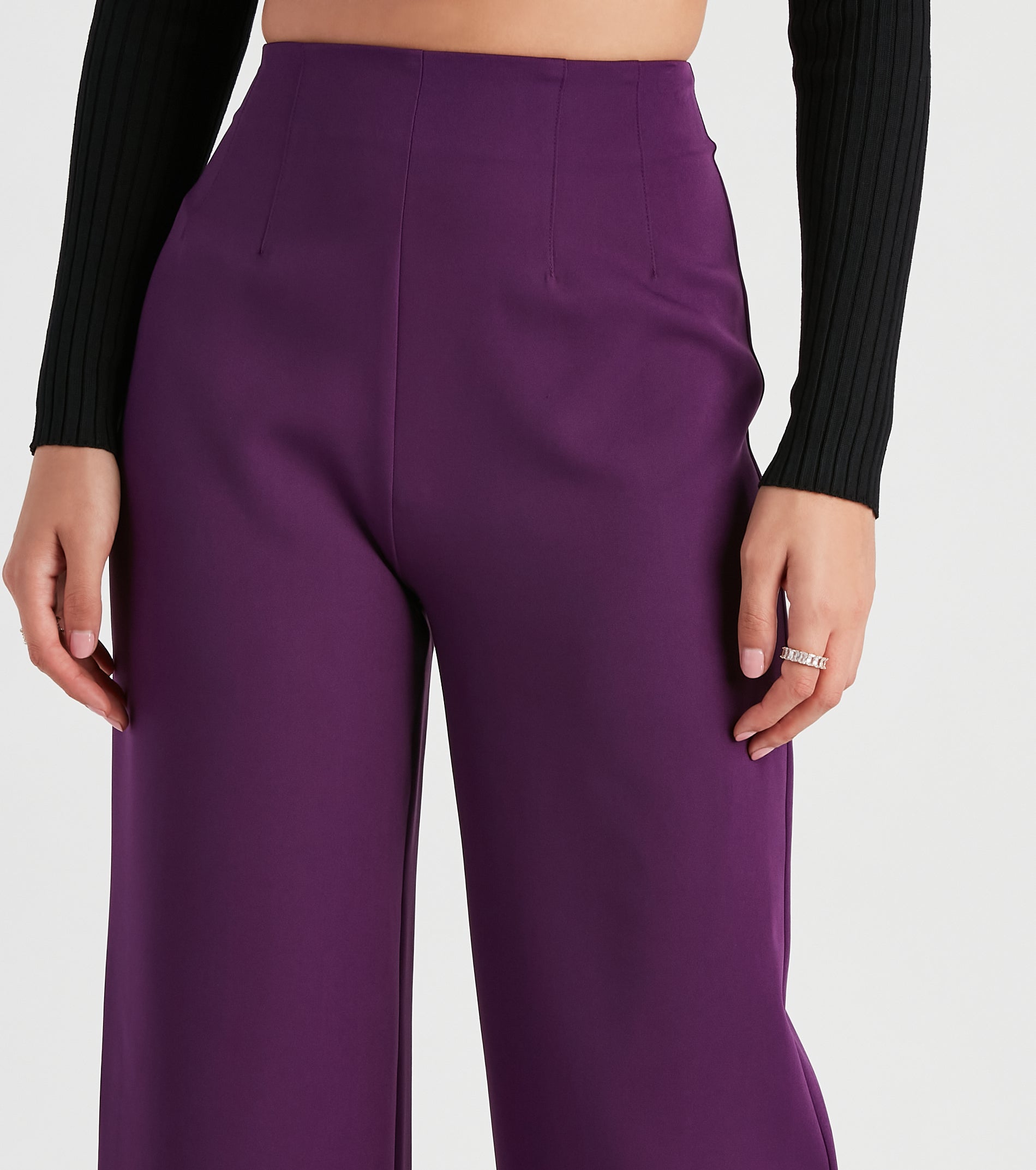 She Means Business Wide-Leg Pants - Image 12