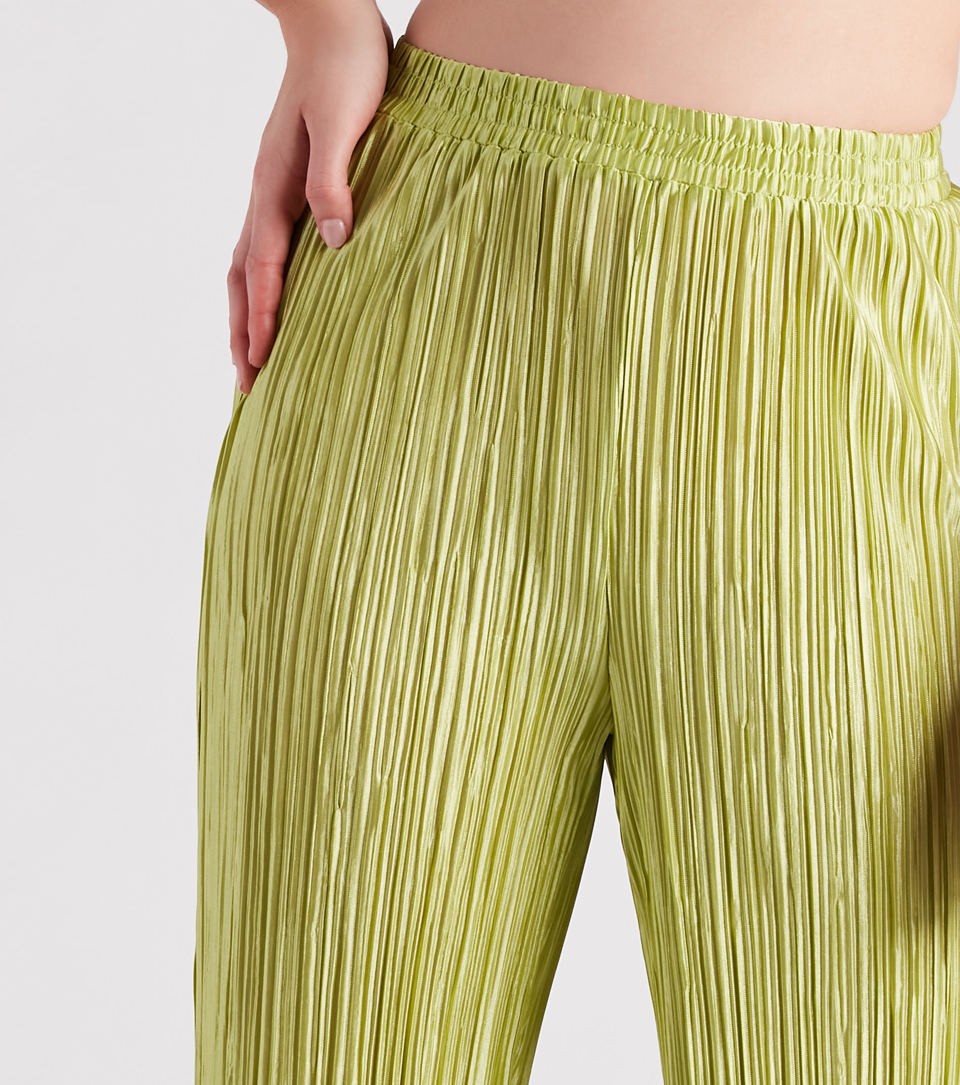 Island Guru Pleated Wide Leg Pants - Image 4
