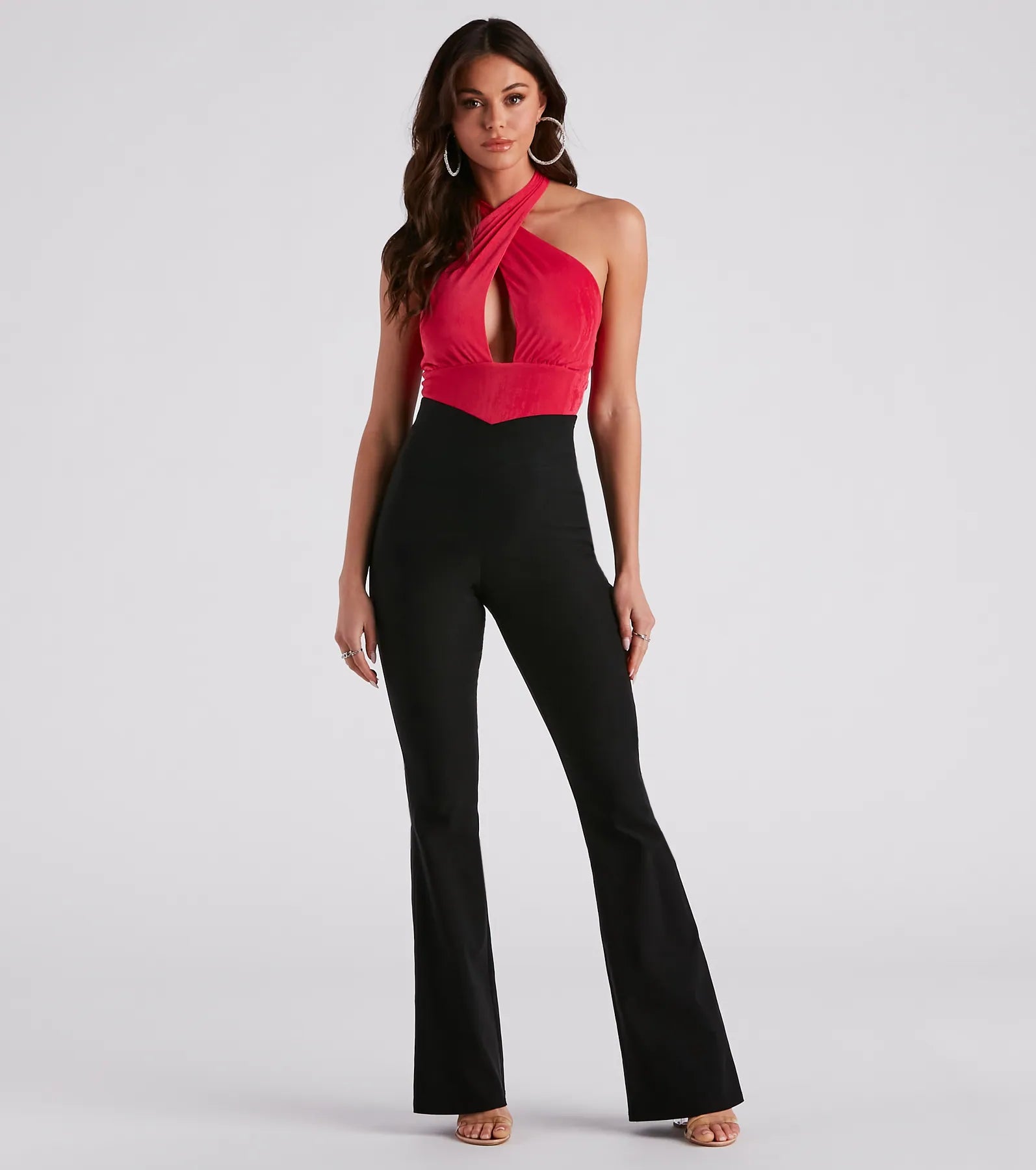 Cross The Line V-Waist Bootcut Pants - Image 2