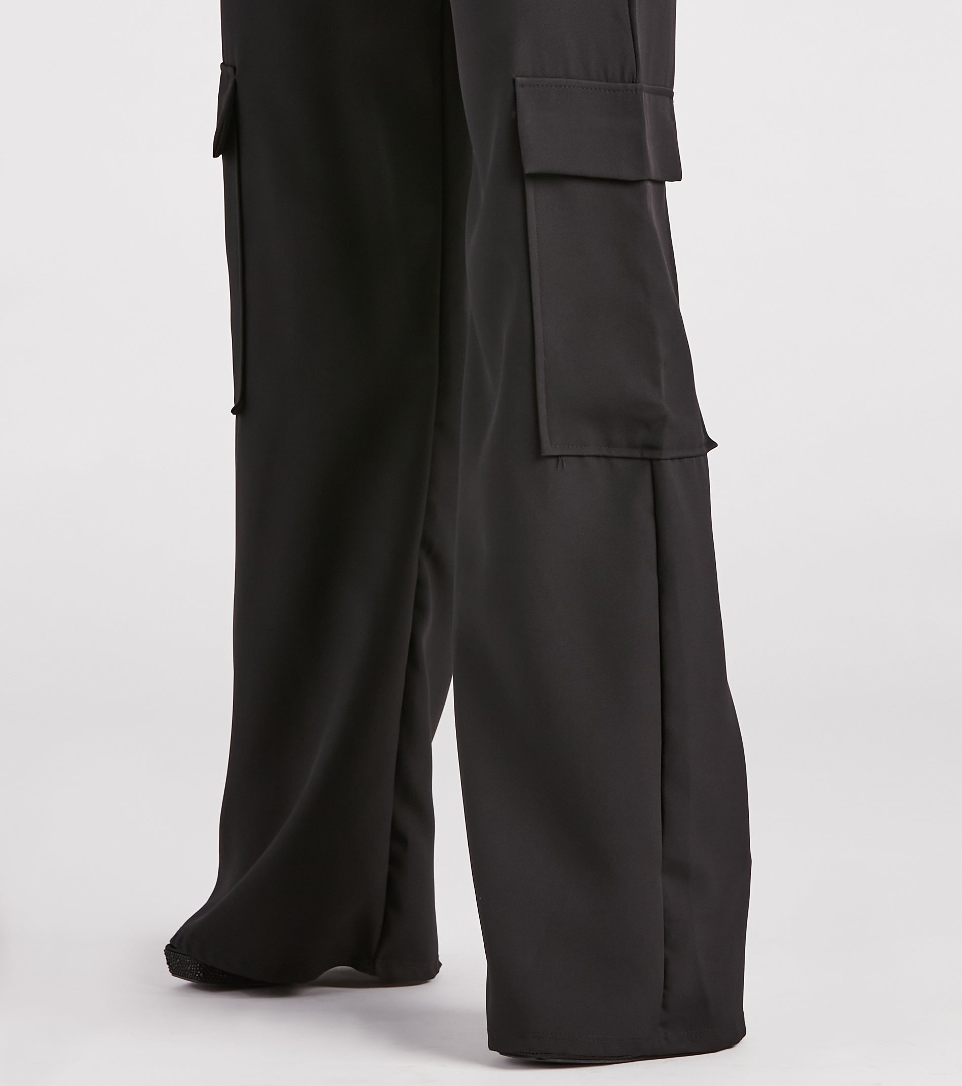 Keep It Cool Wide-Leg Cargo Trouser Pants - Image 4