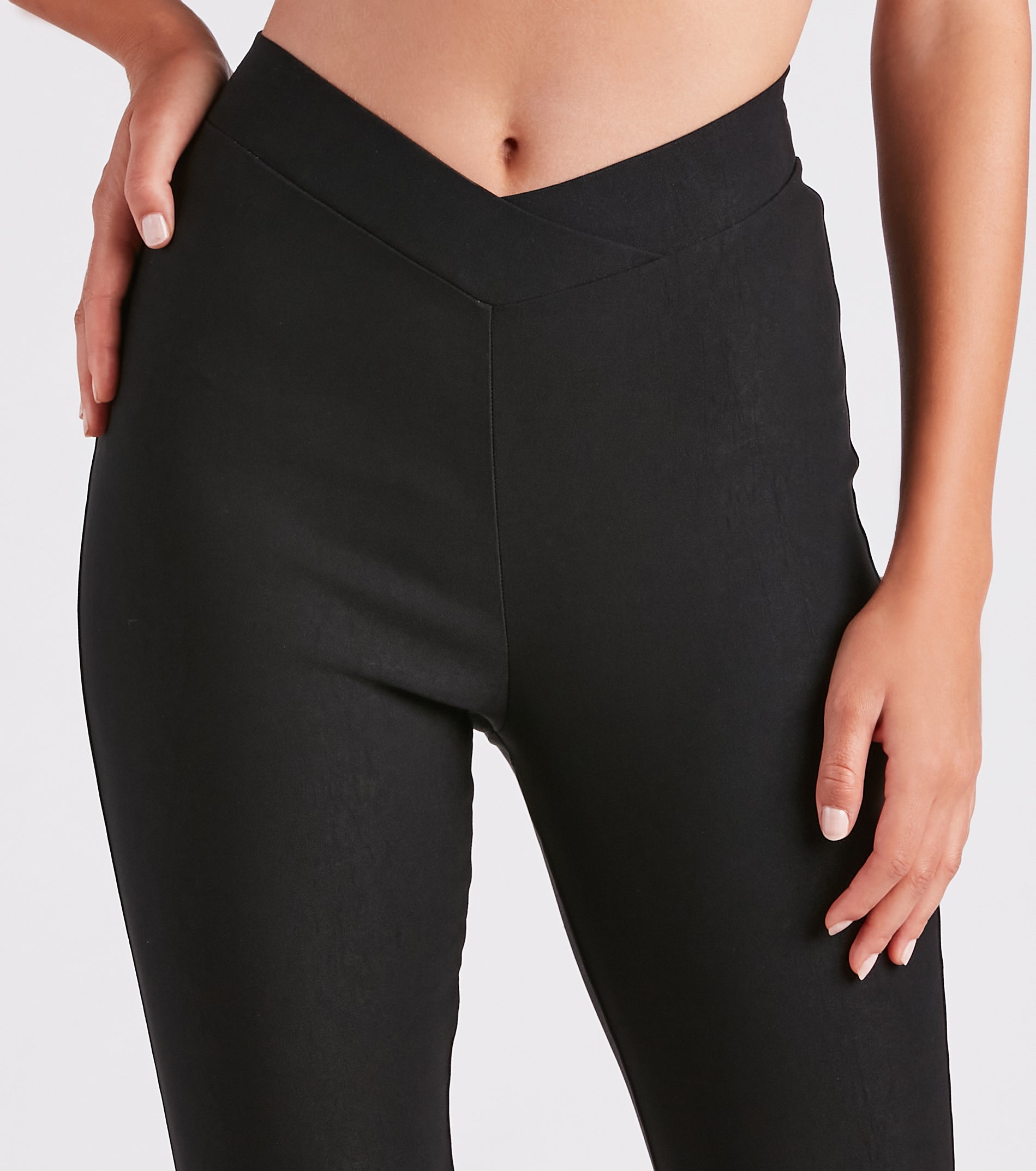 Posh Moment Cross Waist Skinny Pants - Image 4