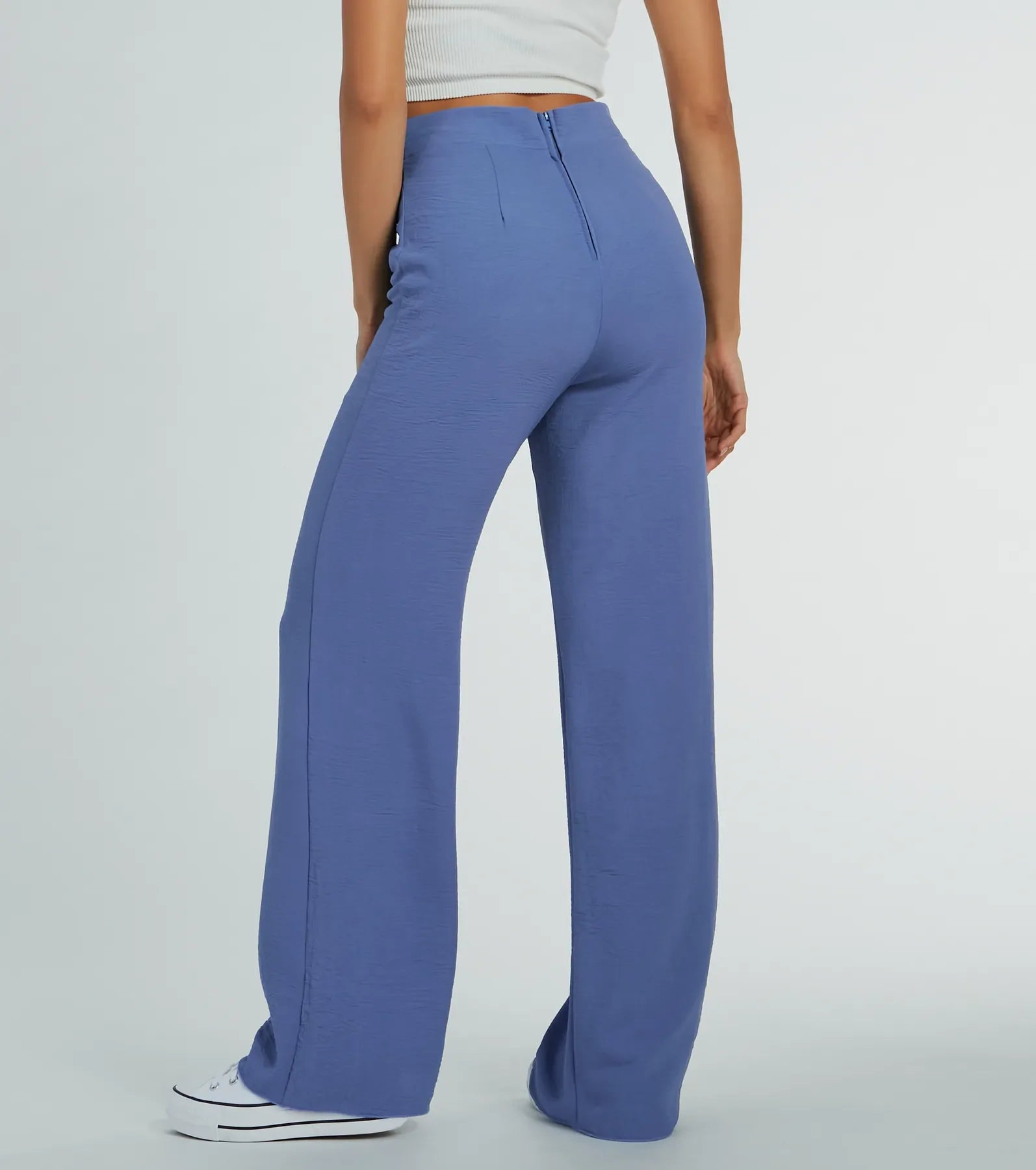 Sittin Pretty Tie Waist Wide-Leg Palazzo Pants - Image 3