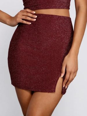Glitter And Glam Mini Skirt