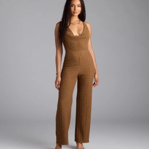 Make A Statement Strappy Open Back Jumpsuit