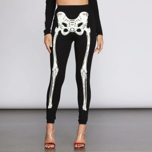 Glow-In-The-Dark-Skeleton Legging
