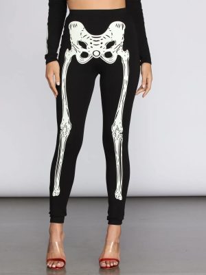 Glow-In-The-Dark-Skeleton Legging
