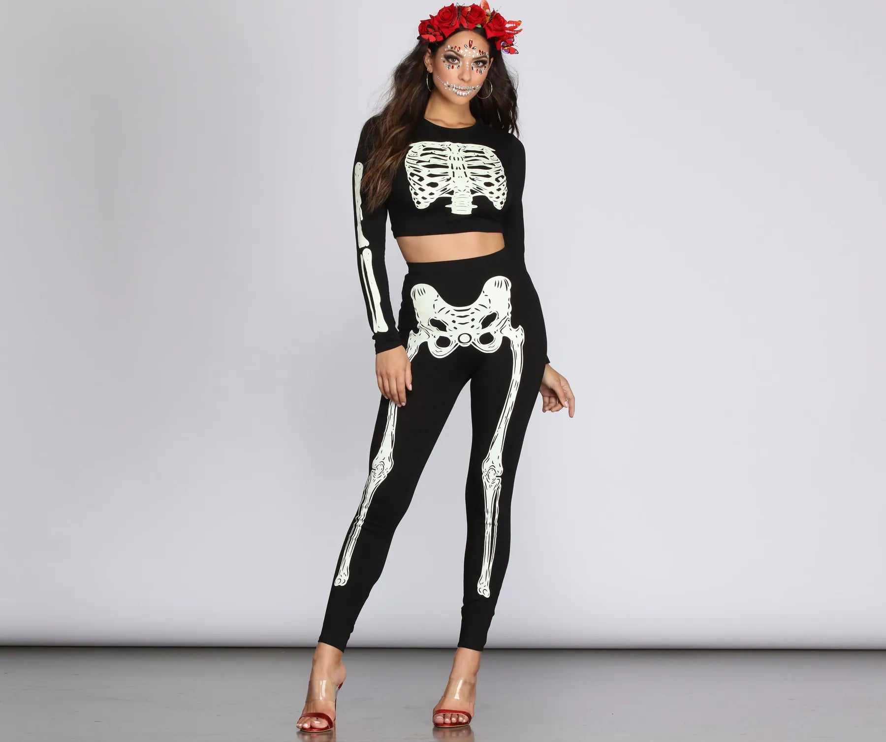 Glow-In-The-Dark-Skeleton Legging - Image 2