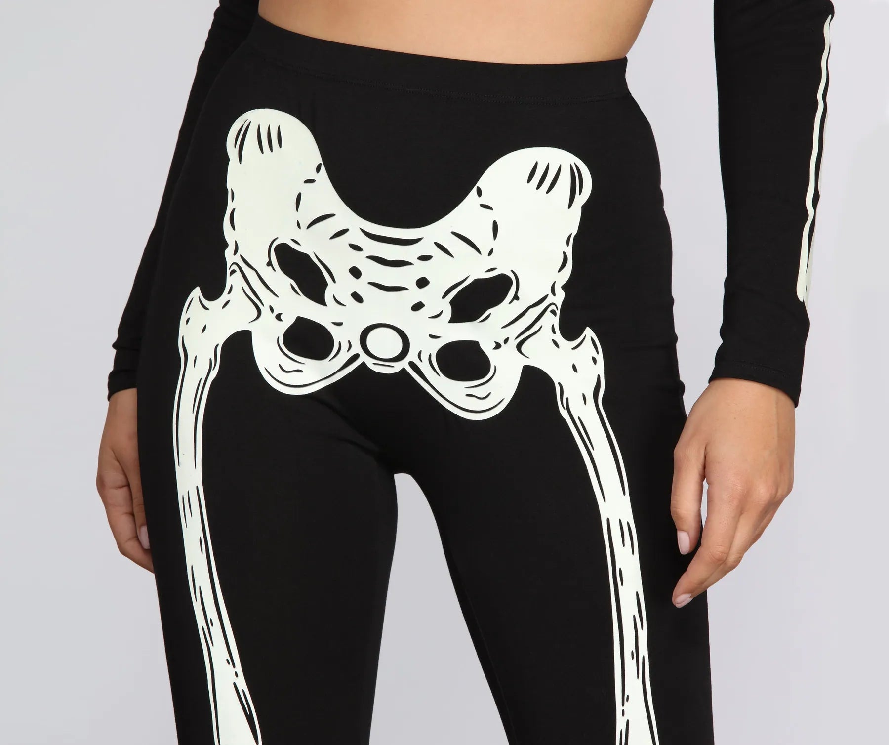 Glow-In-The-Dark-Skeleton Legging - Image 4