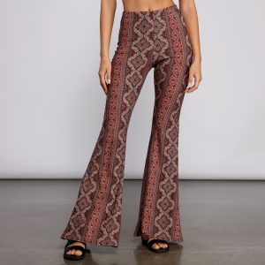 Bold Boho Vibes Flared Pants