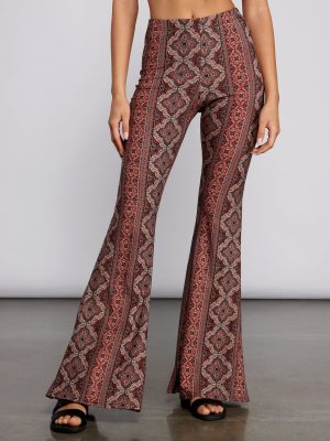 Bold Boho Vibes Flared Pants