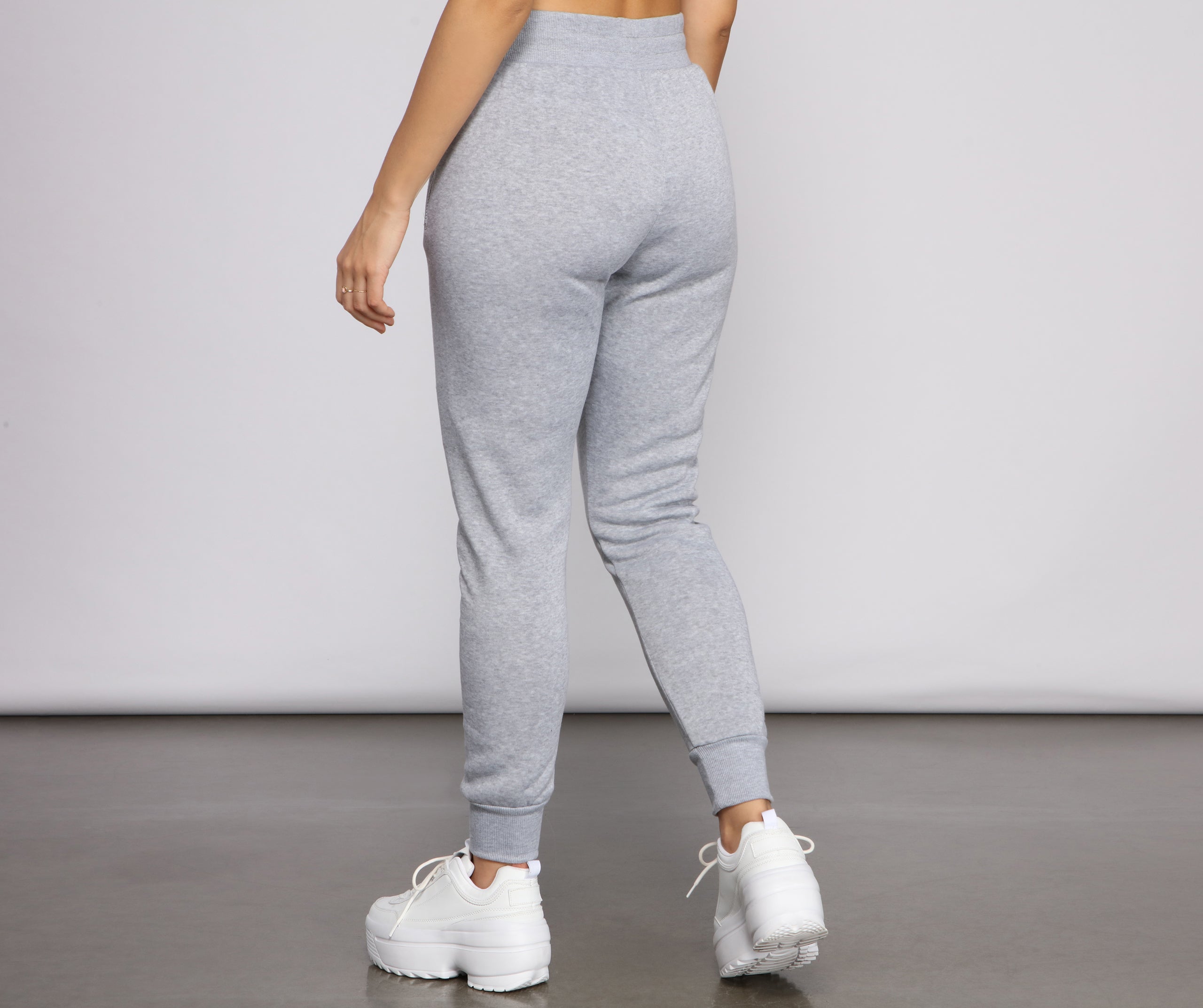 Cute And Casual Basic Joggers - Image 3