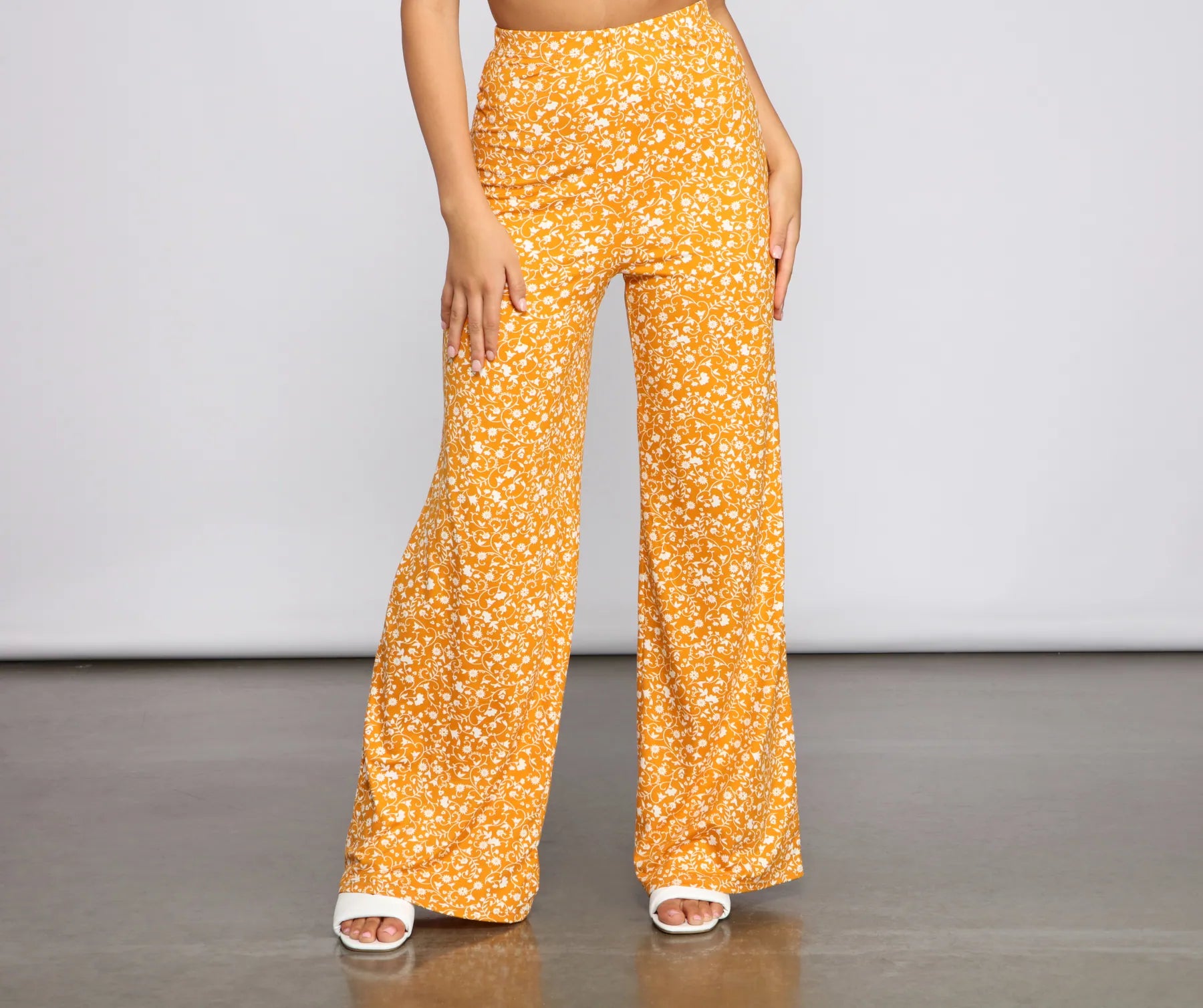 Floral Sensation High Waist Pants - Image 2