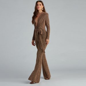 Major Metallic Moment Jumpsuit