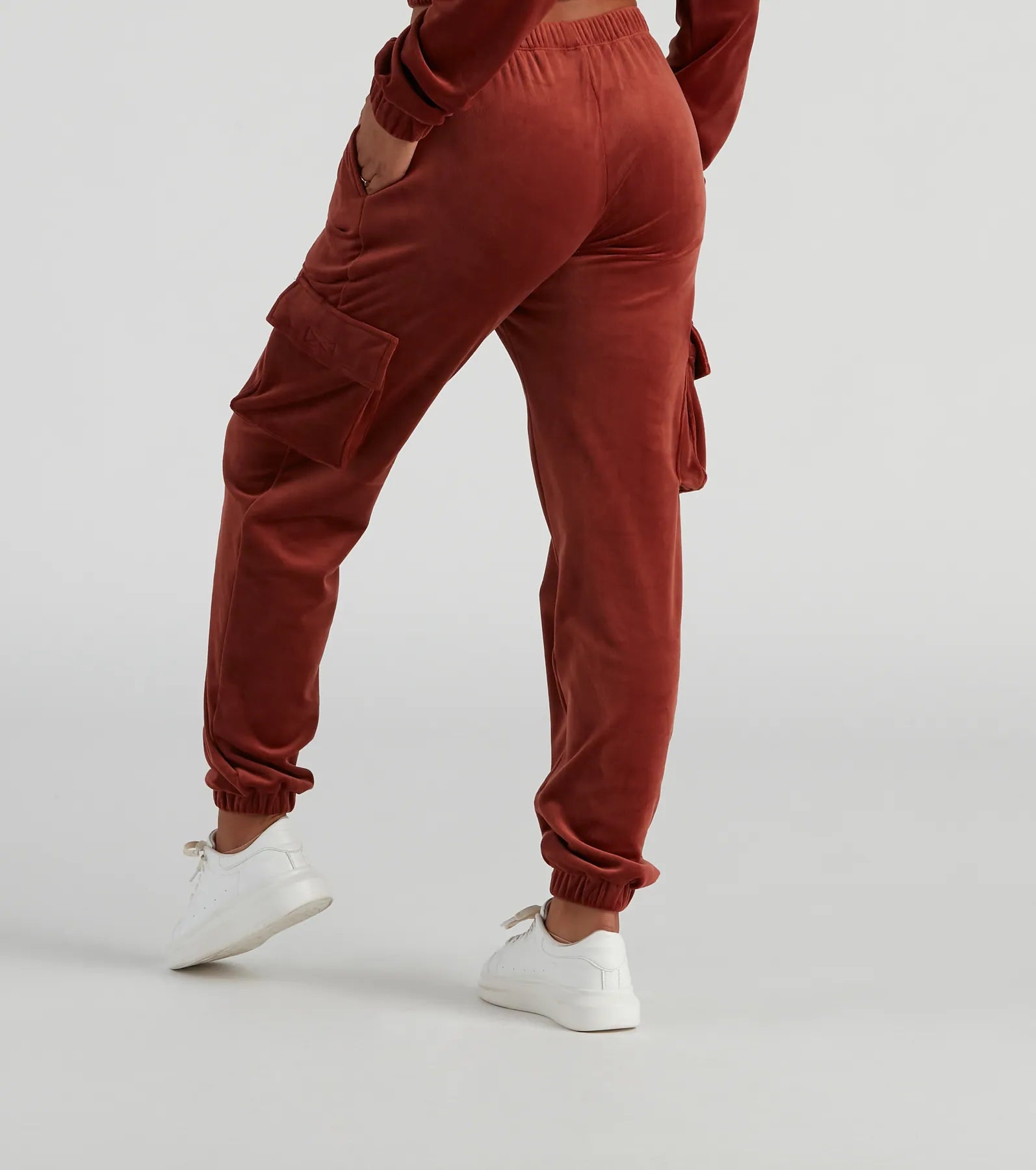 Serious Chills Velour Cargo Joggers - Image 2