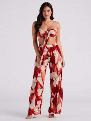 Island Time Floral Wide-Leg Pants