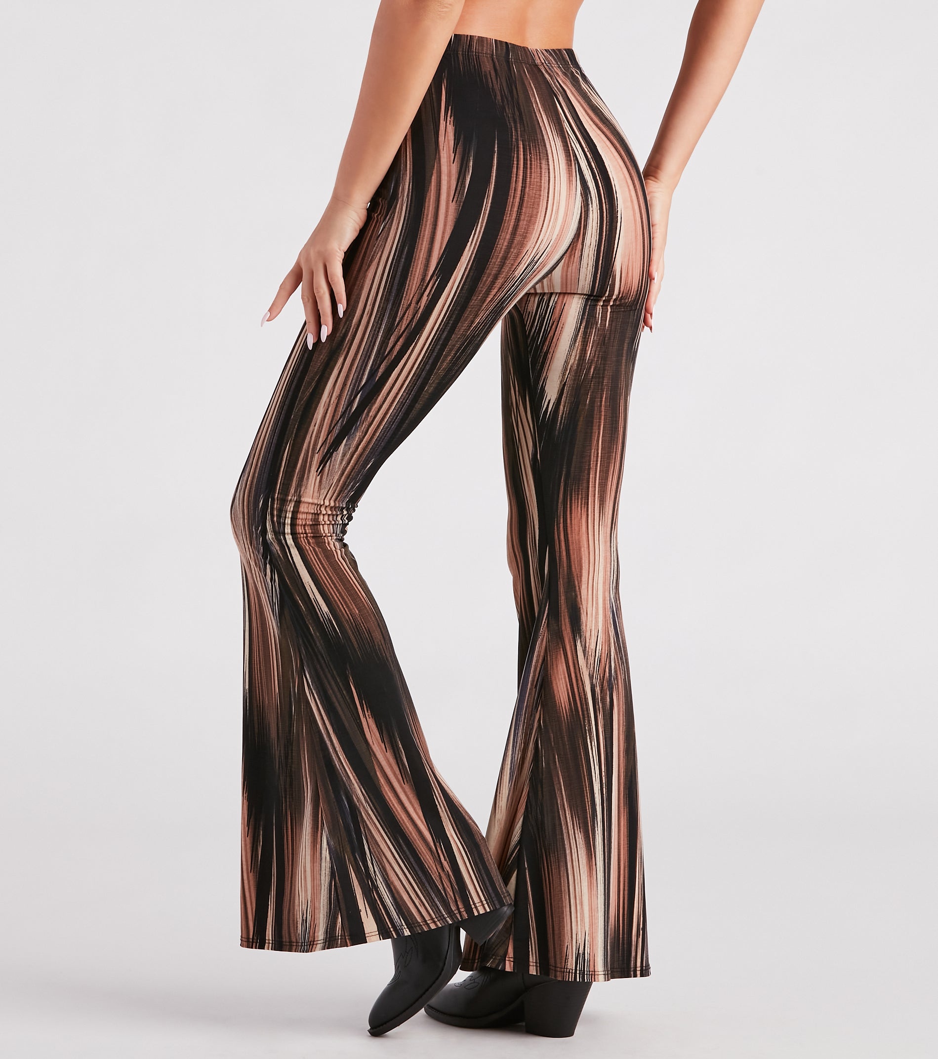 Festival Muse Printed Flare Pants - Image 3